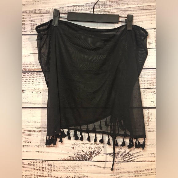Sexy Black Mesh Swim Coverup NWOT Size 4X - Picture 9 of 9